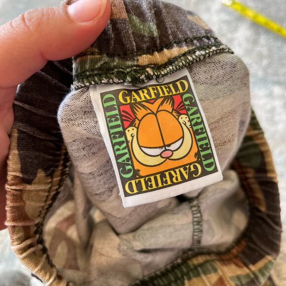 Vintage Garfield Camo Shorts 7 USA - Picture 4 of 10